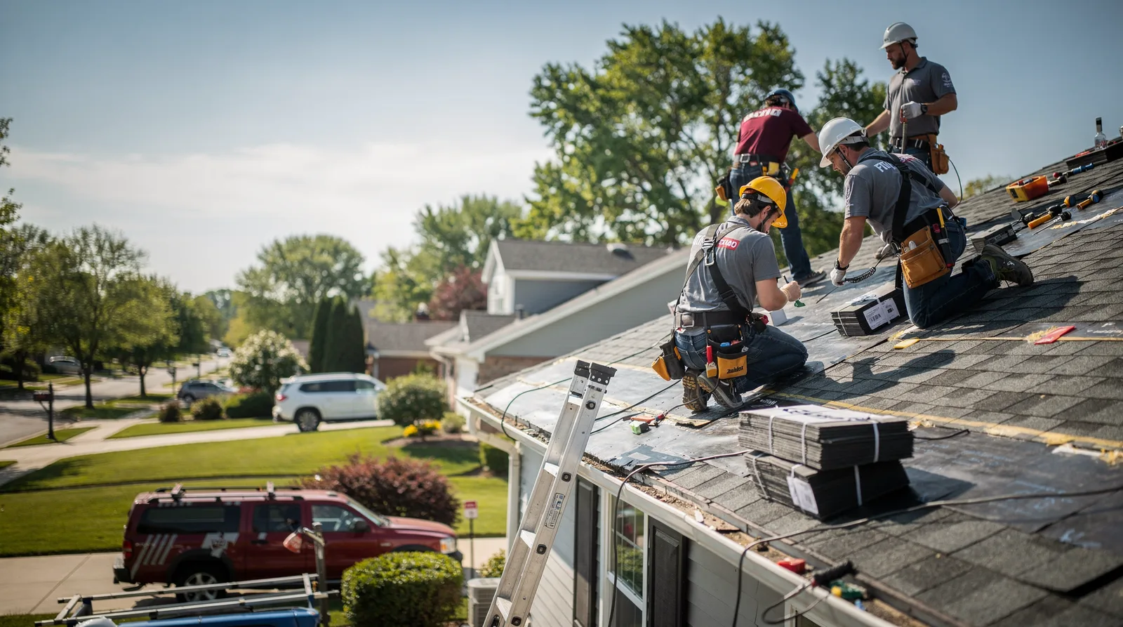 Roof Repair in La Prairie, IL around you